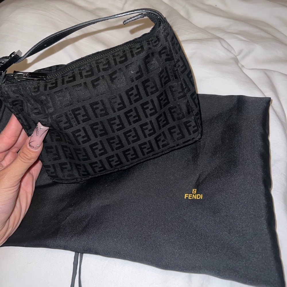 Vintage Fendi Zucchino Mini Bag